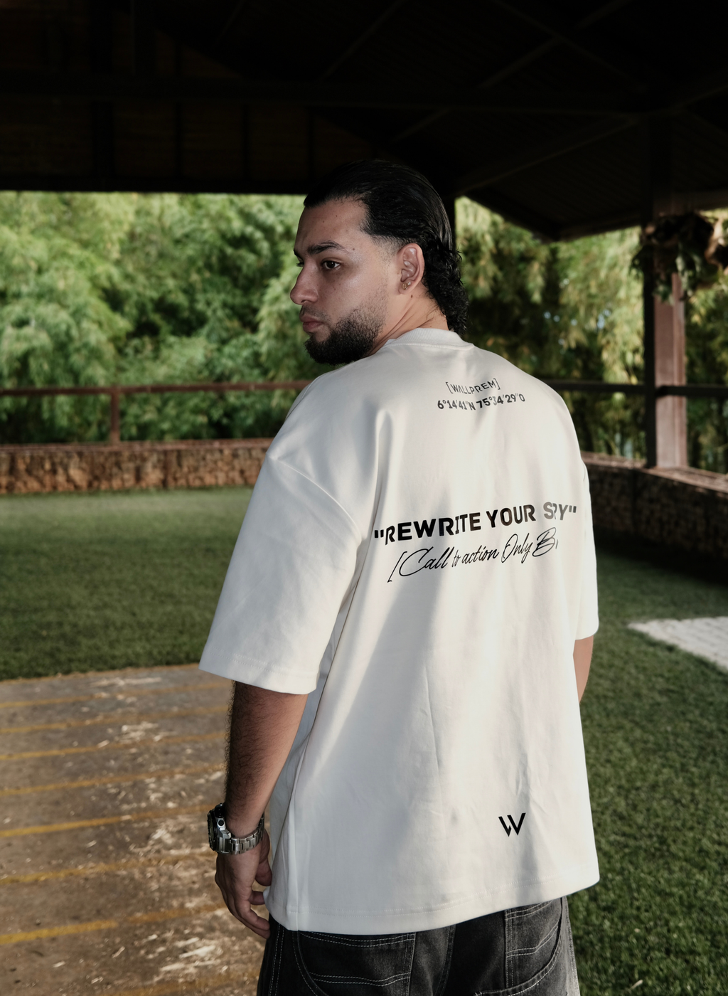 CAMISETA CALL TO ACTION MARFIL