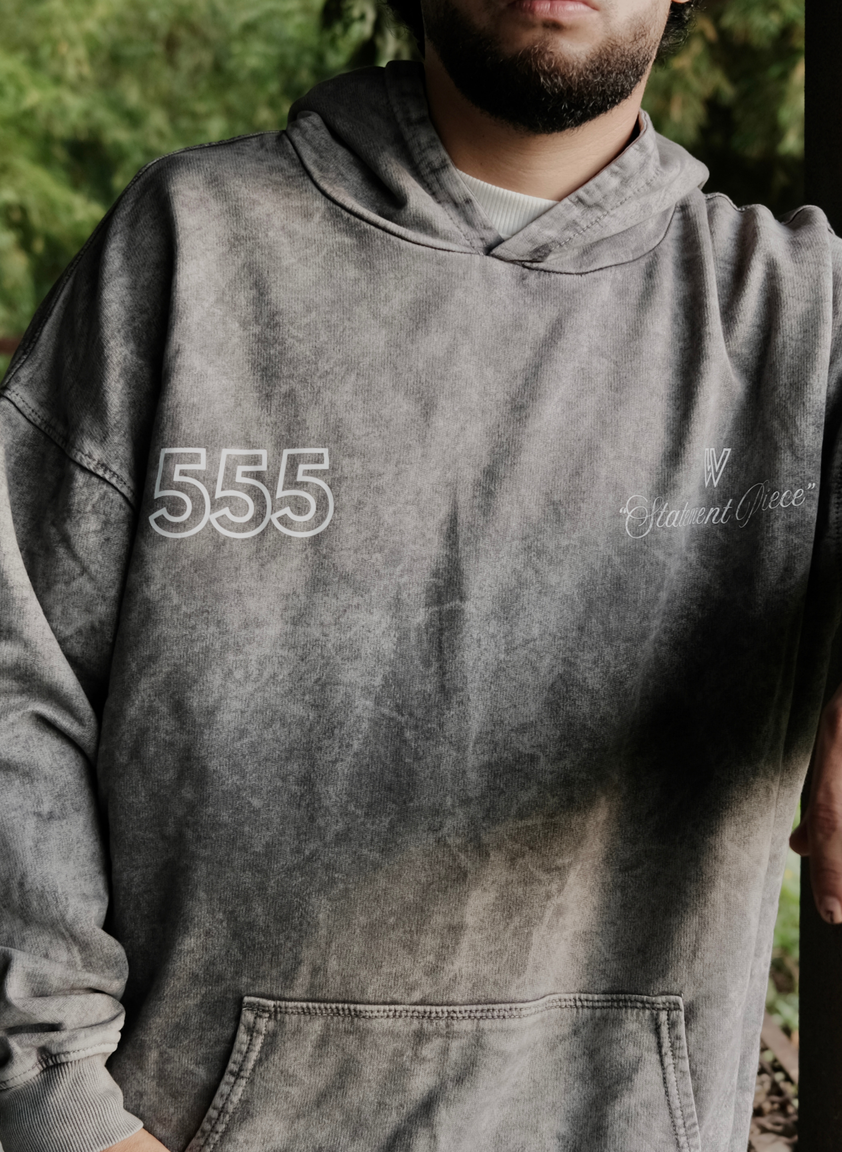HOODIE FROM PIECE GRAY