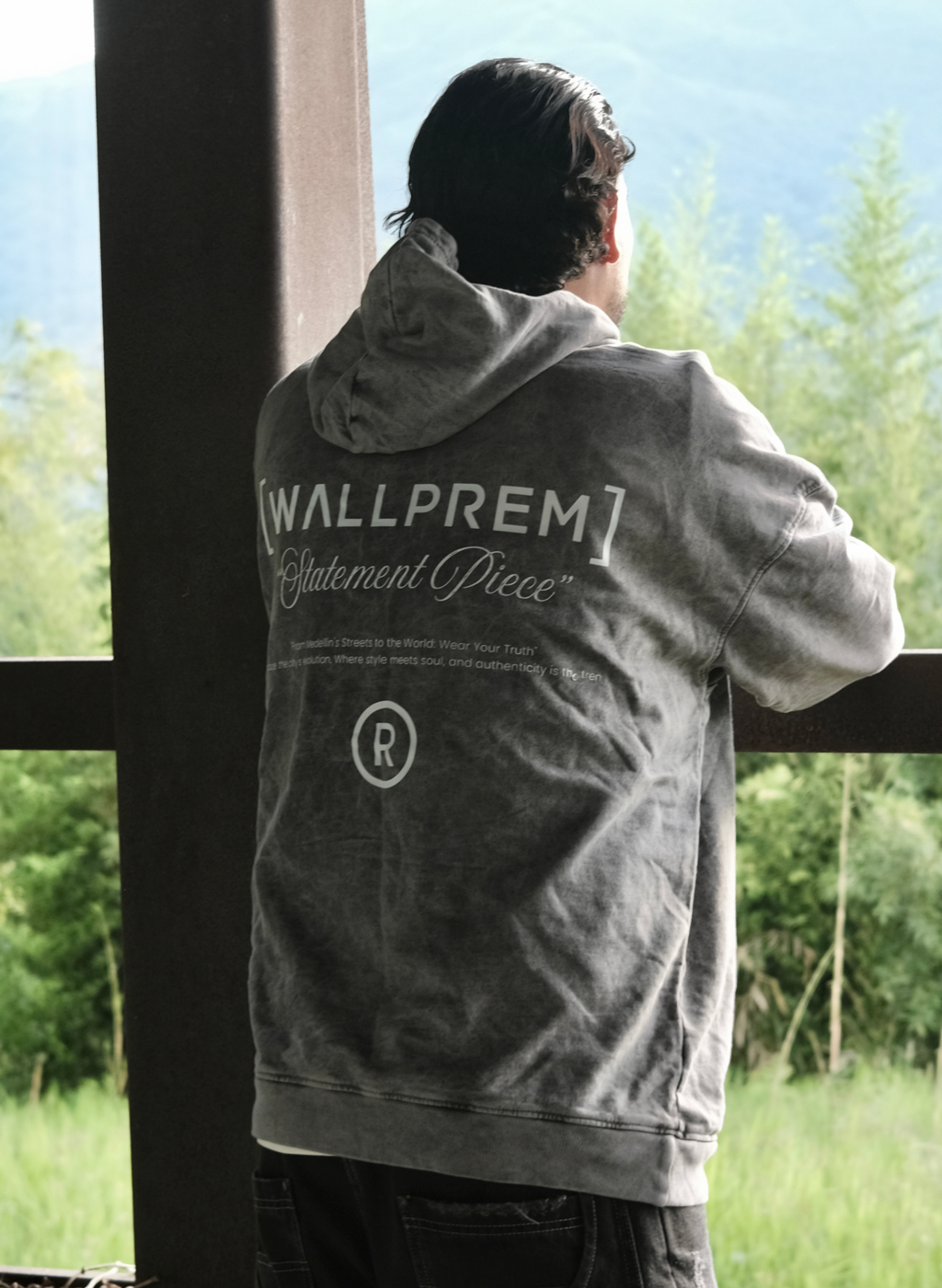 HOODIE FROM PIECE GRAY