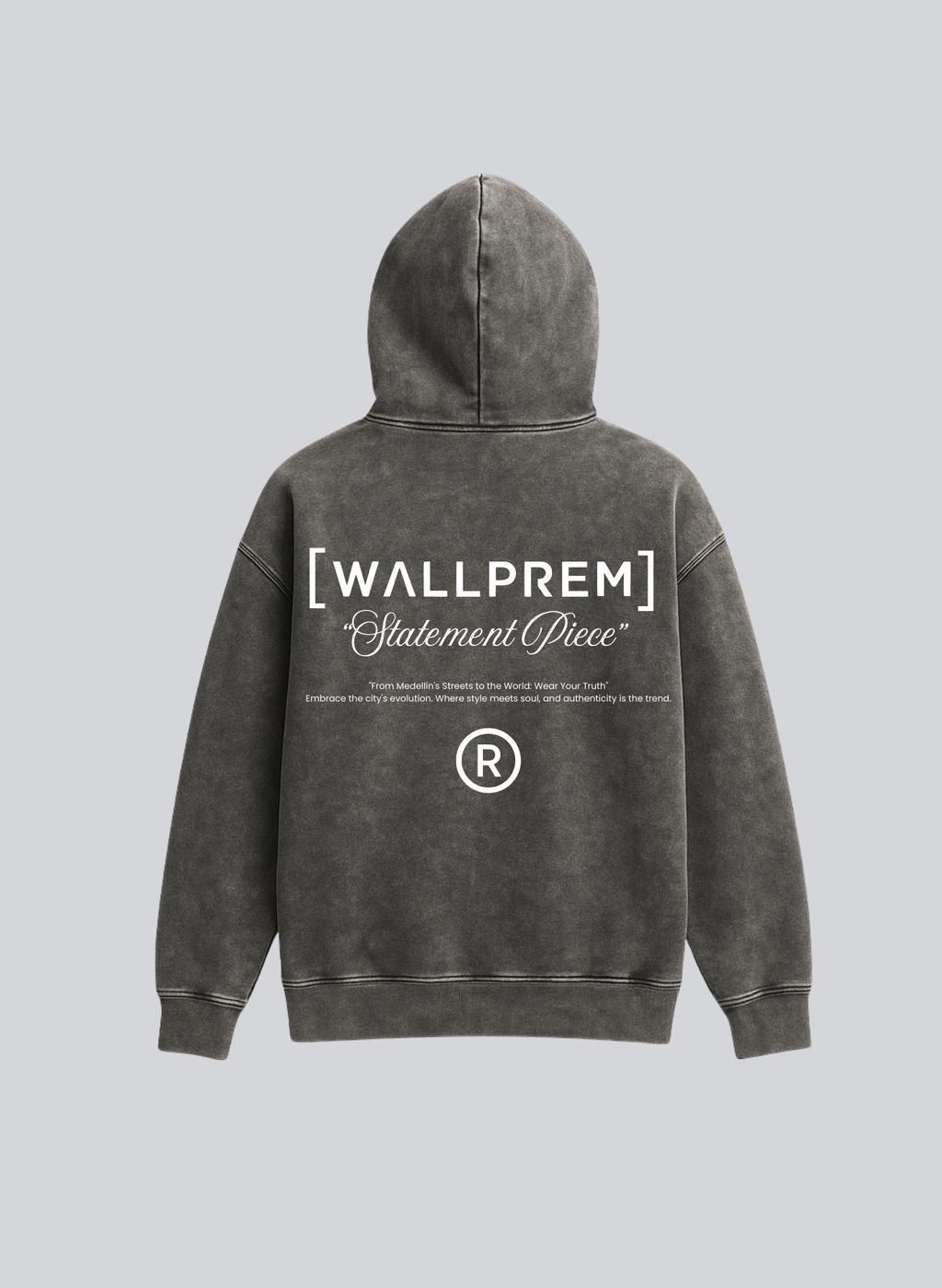 HOODIE FROM PIECE GRAY